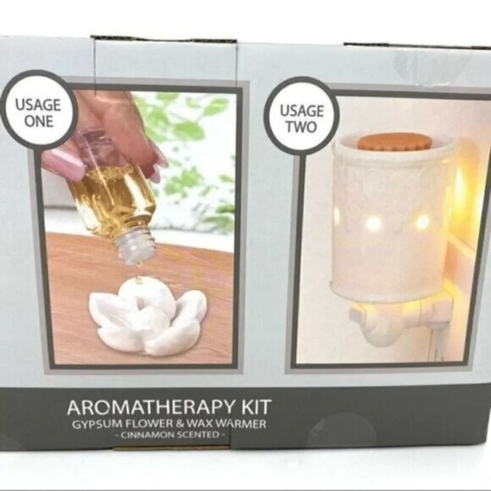 Aromatherapy Kit & Wax Warmer Gift Set New